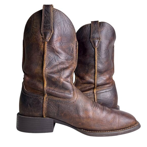 Ariat Sport Rambler Western Boot Men's 11.5 D Square Toe Bartop Brown Leather - Picture 4 of 12